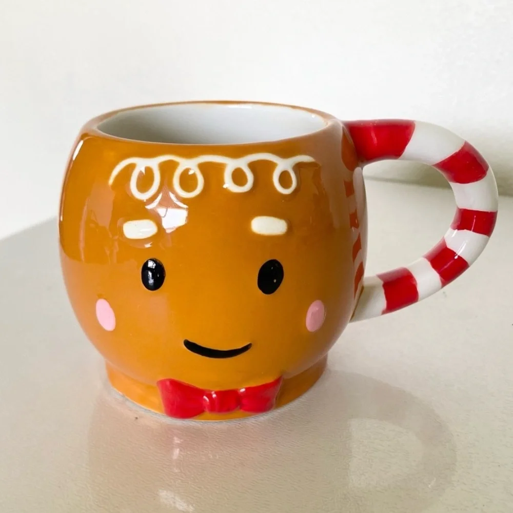 🆕 Target Gingerbread Man Mug Coffee Cup, Ceramic Mug Christmas Holiday Decor